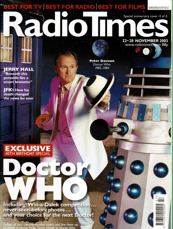 RADIO TIMES UK MAGAZINE 22 - 28th November 2003 No 4