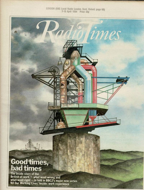 RADIO TIMES UK MAGAZINE 7 - 13TH April  1984