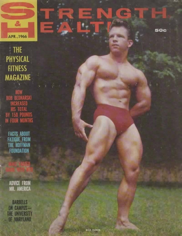STRENGTH AND HEALTH US Magazine April 1966 VINTAGE BACK ISSUE MAGAZINES TILLEYS
