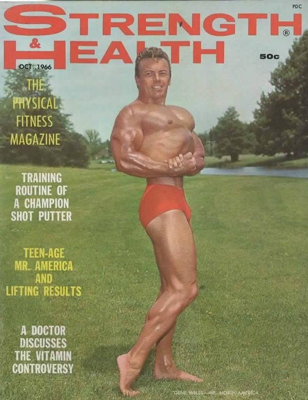STRENGTH AND HEALTH US Magazine October 1966 VINTAGE BACK ISSUE MAGAZINES TILLEYS
