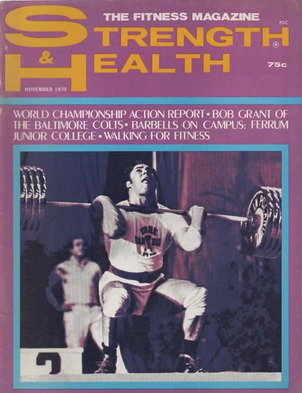 STRENGTH AND HEALTH US Magazine November 1970 VINTAGE BACK ISSUE MAGAZINES TILLEYS