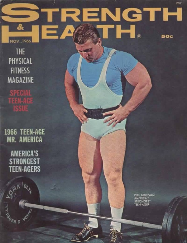 STRENGTH AND HEALTH US Magazine November 1966 VINTAGE BACK ISSUE MAGAZINES TILLEYS