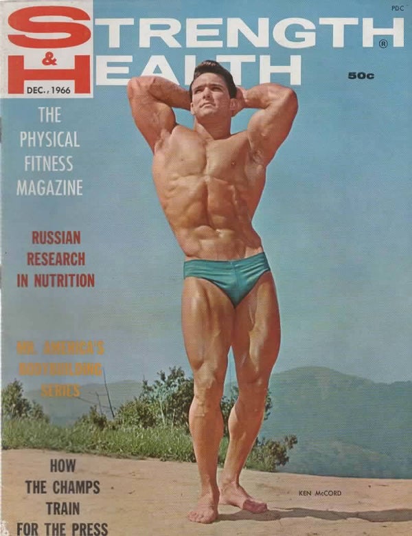 STRENGTH AND HEALTH US Magazine December 1966 VINTAGE BACK ISSUE MAGAZINES TILLEYS