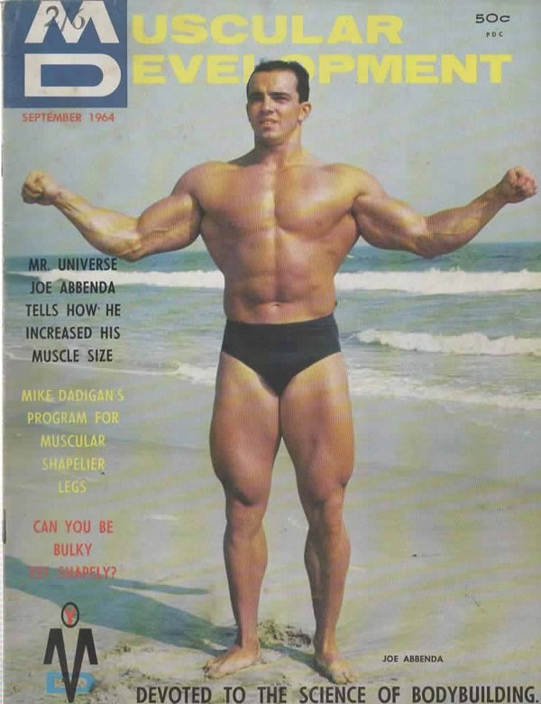 MUSCULAR DEVELOPMENT US MAGAZINE SEPTEMBER 1964 VINTAGE BACK ISSUE MAGAZINES TILLEYS