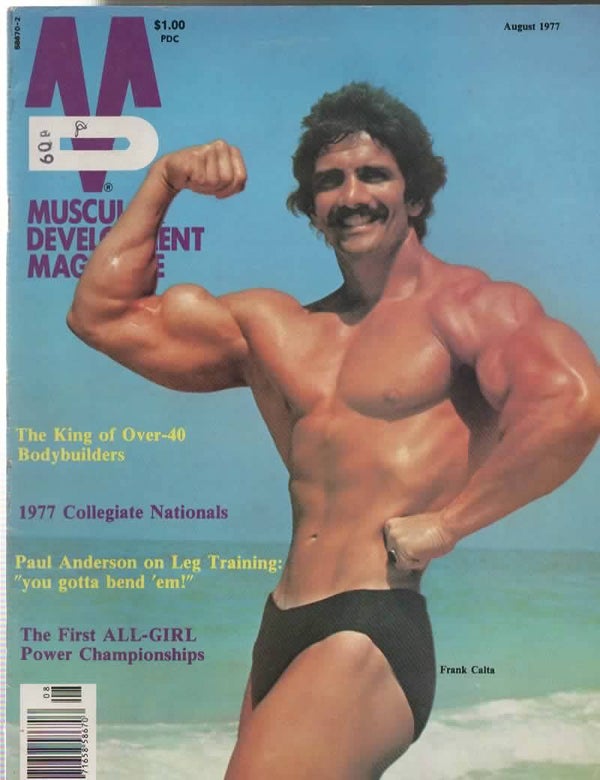 MUSCULAR DEVELOPMENT US MAGAZINE AUGUST 1977 VINTAGE BACK ISSUE MAGAZINES TILLEYS