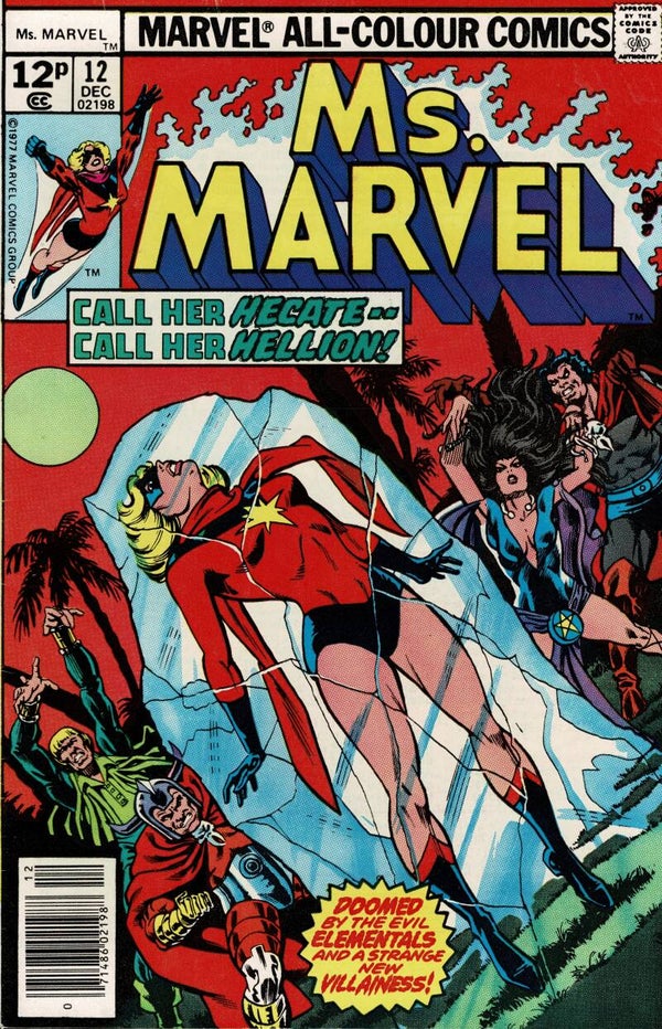 MS MARVEL MARVEL US COMIC  NO 12 DECEMBER 1977 BUY VINTAGE COMICS FROM TILLEYS