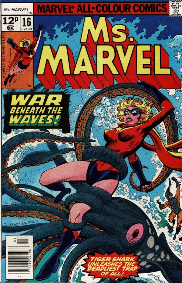 MS MARVEL MARVEL US COMIC  NO 16 APRIL 1978 BUY VINTAGE COMICS FROM TILLEYS