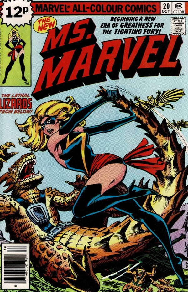 MS MARVEL MARVEL US COMIC  NO 20 OCTOBER 1978 BUY VINTAGE COMICS FROM TILLEYS