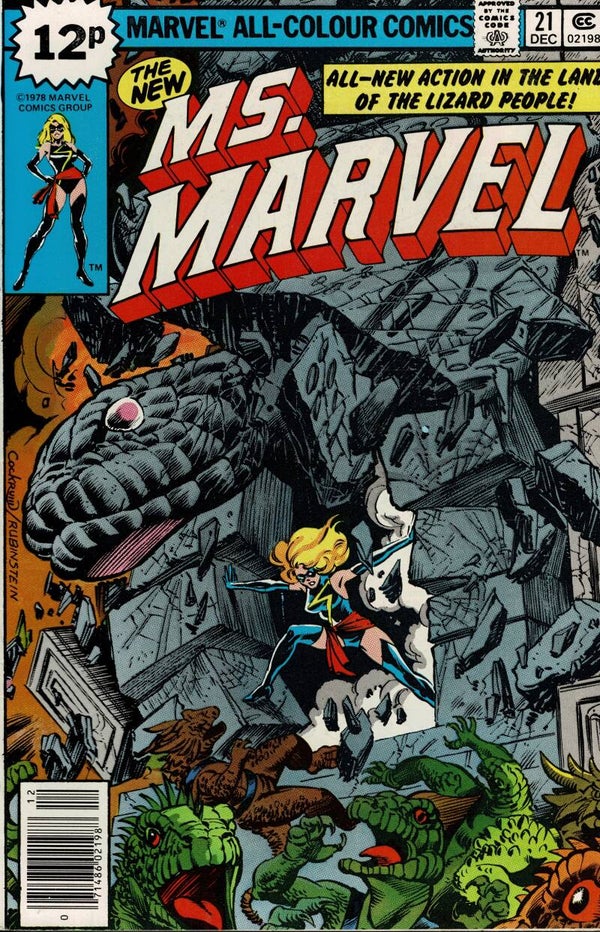 MS MARVEL MARVEL US COMIC  NO 21 DECEMBER 1978 BUY VINTAGE COMICS FROM TILLEYS