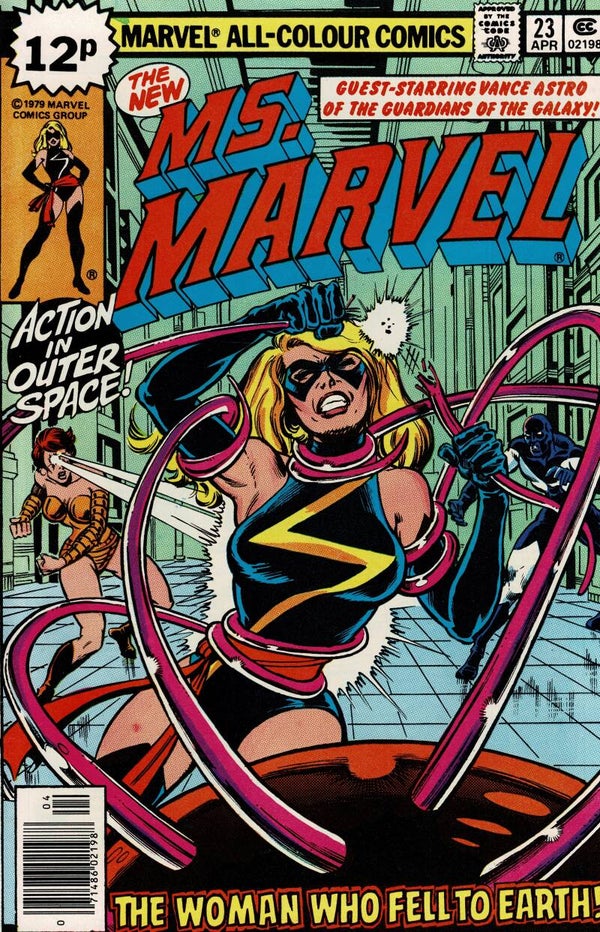 MS MARVEL MARVEL US COMIC  NO 23 APRIL 1978 BUY VINTAGE COMICS FROM TILLEYS
