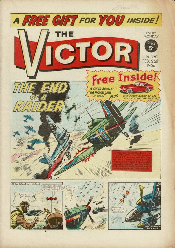 VICTOR UK COMIC NO 262 FEBRUARY 26TH 1966 VINTAGE COMICS FROM TILLEYS OF SHEFFIELD