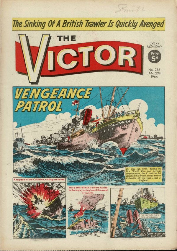 VICTOR UK COMIC NO 258 JANUARY 29TH 1966 VINTAGE COMICS FROM TILLEYS OF SHEFFIELD