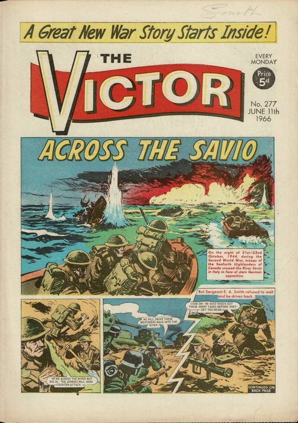 VICTOR UK COMIC NO 277 JUNE 11TH 1966 VINTAGE COMICS FROM TILLEYS OF SHEFFIELD