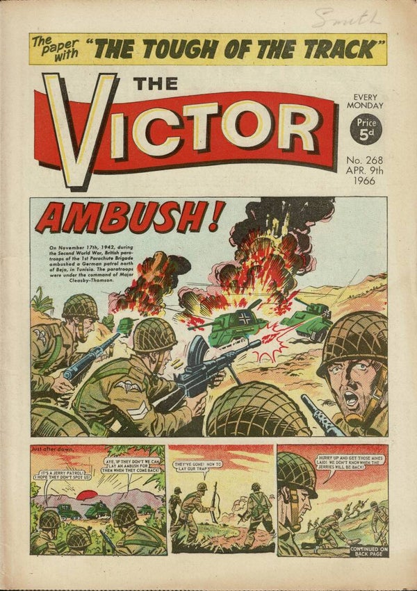VICTOR UK COMIC NO 268 APRIL 9TH 1966 VINTAGE COMICS FROM TILLEYS OF SHEFFIELD