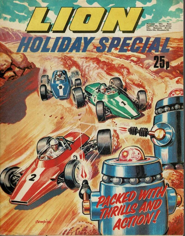 LION UK COMIC HOLIDAY SPECIAL 1975 VINTAGE COMICS FROM TILLEYS OF SHEFFIELD