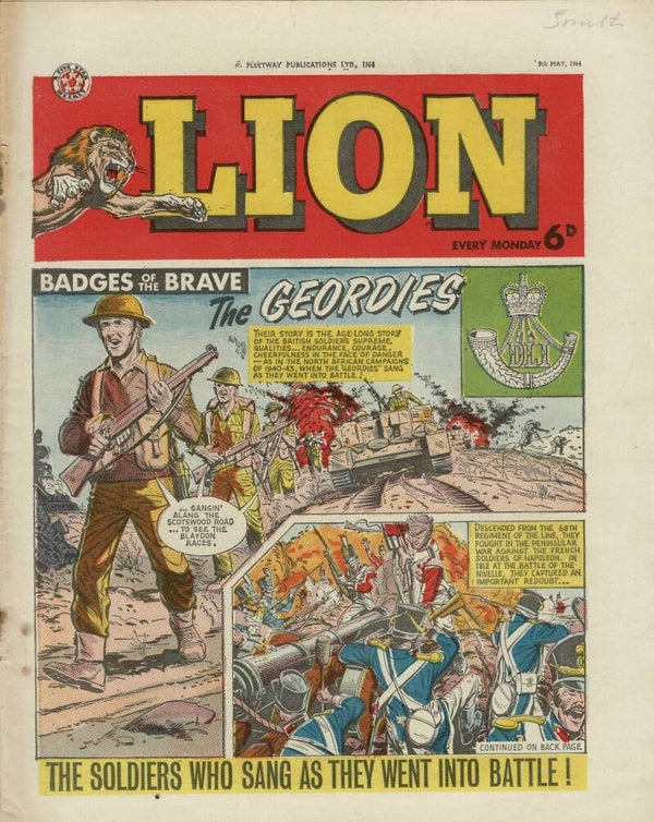 LION UK COMIC 9TH MAY 1964 VINTAGE COMICS FROM TILLEYS OF SHEFFIELD