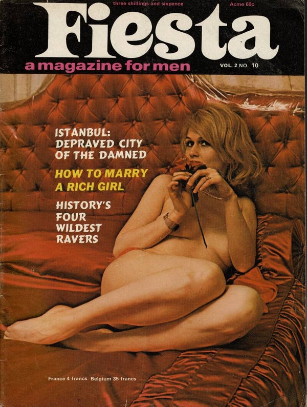 FIESTA VINTAGE UK GLAMOUR MAGAZINE VOL 2 NO 10 DECEMBER 1968  BUY VINTAGE BACK ISSUE MAGAZINES TILLEYS