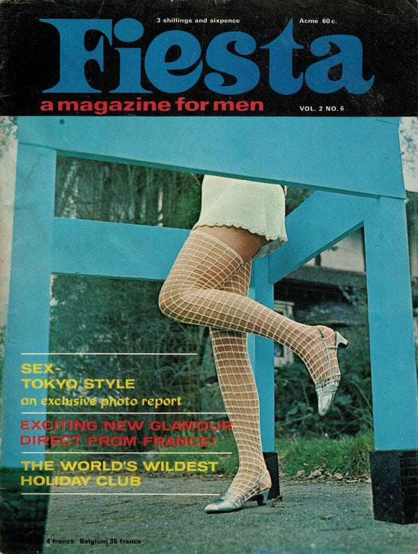 FIESTA VINTAGE UK GLAMOUR MAGAZINE VOL 2 NO 6 AUGUST 1968  BUY VINTAGE BACK ISSUE MAGAZINES TILLEYS