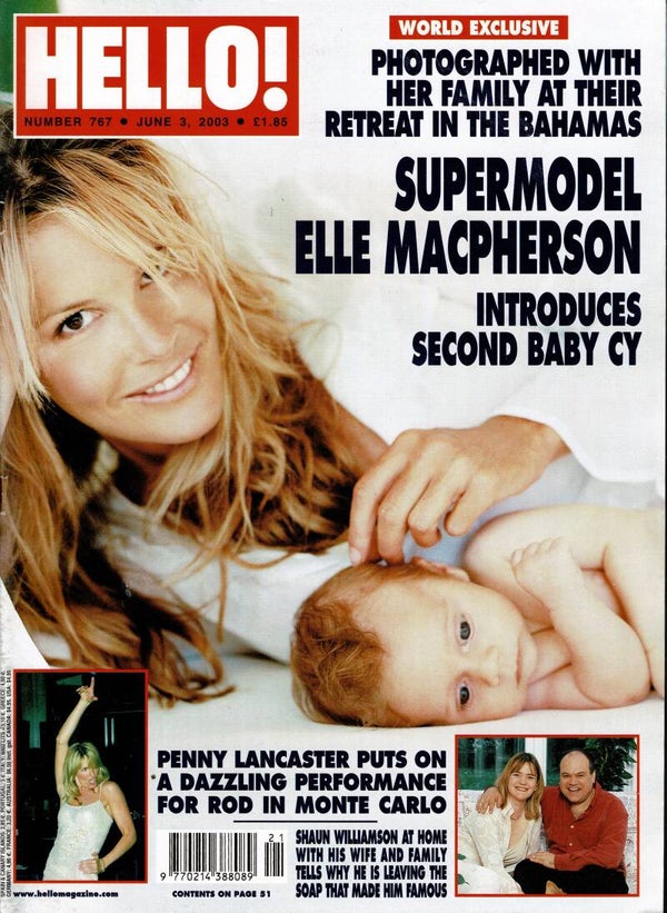 HELLO UK MAGAZINE NO 767 JUNE 3RD 2003 VINTAGE BACK ISSUE MAGAZINES TILLEYS