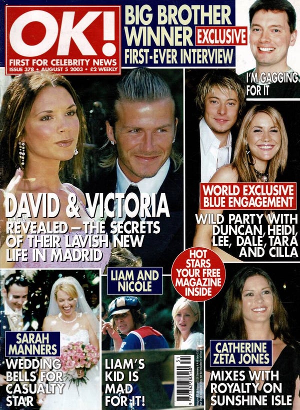 OK UK MAGAZINE NO 378 AUGUST 5TH 2003 VINTAGE BACK ISSUE MAGAZINES TILLEYS