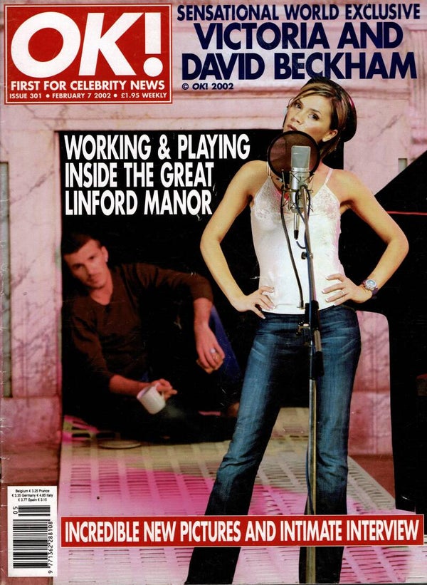 OK UK MAGAZINE NO 301 FEBRUARY 7TH 2002 VINTAGE BACK ISSUE MAGAZINES TILLEYS