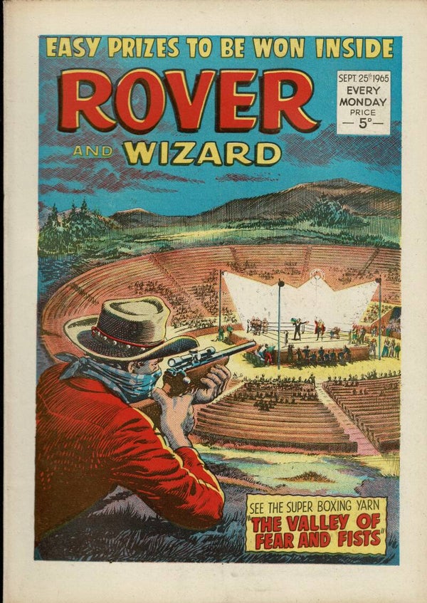 THE ROVER UK COMIC / STORY PAPER SEPTEMBER 25TH 1965    VINTAGE COMICS FROM TILLEYS OF SHEFFIELD