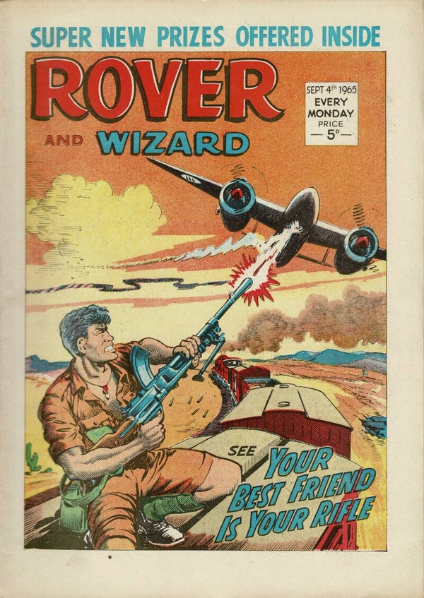 THE ROVER UK COMIC / STORY PAPER SEPTEMBER 4TH 1965    VINTAGE COMICS FROM TILLEYS OF SHEFFIELD