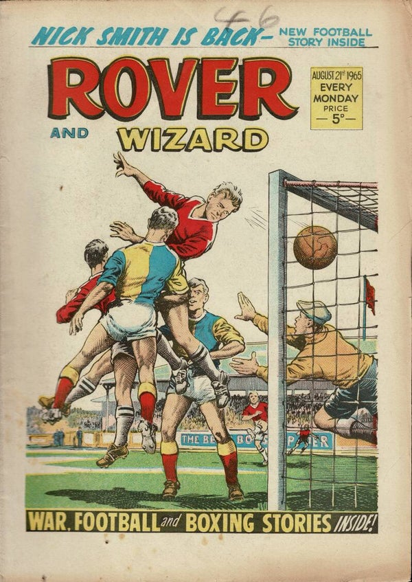 THE ROVER UK COMIC / STORY PAPER AUGUST 21ST 1965  VINTAGE COMICS FROM TILLEYS OF SHEFFIELD