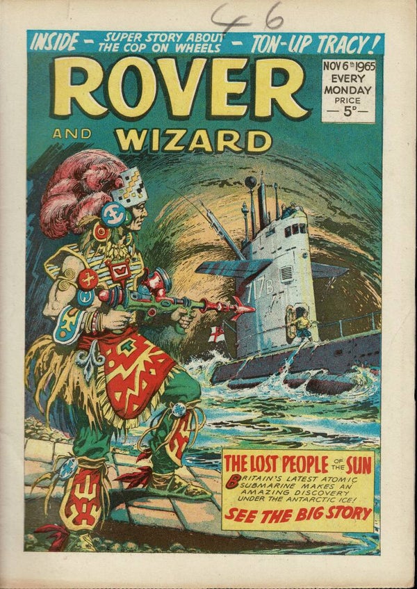 THE ROVER UK COMIC / STORY PAPER NOVEMBER 6TH 1965   VINTAGE COMICS FROM TILLEYS OF SHEFFIELD