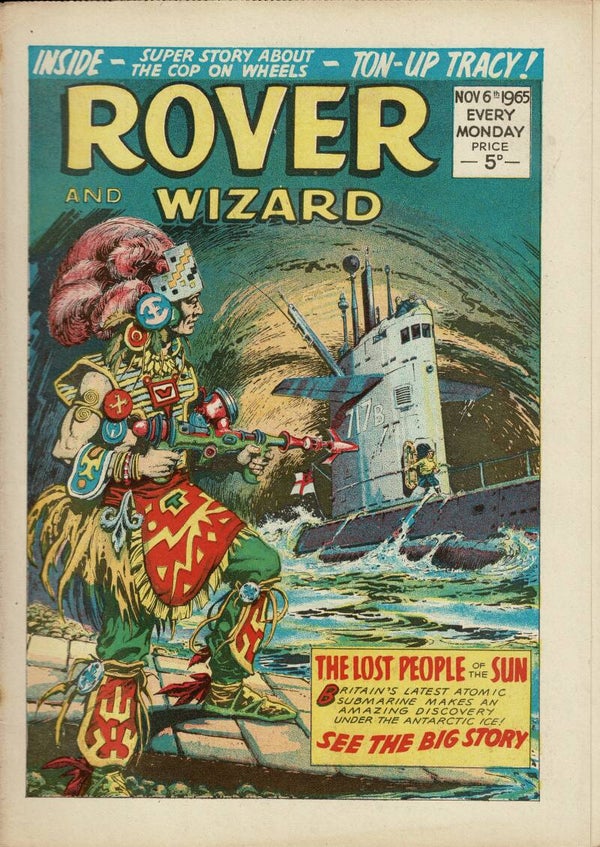 THE ROVER UK COMIC / STORY PAPER NOVEMBER 6TH 1965   VINTAGE COMICS FROM TILLEYS OF SHEFFIELD