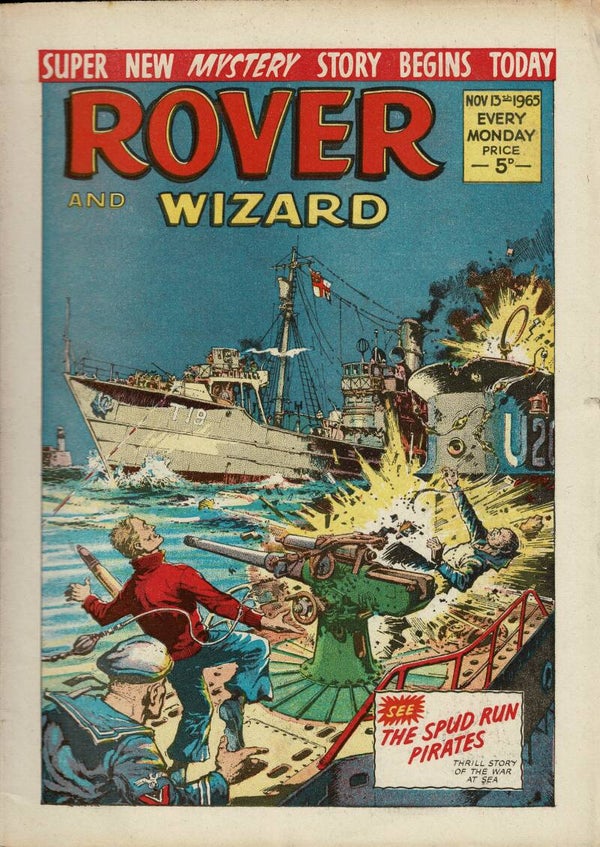 THE ROVER UK COMIC / STORY PAPER NOVEMBER 13TH 1965   VINTAGE COMICS FROM TILLEYS OF SHEFFIELD