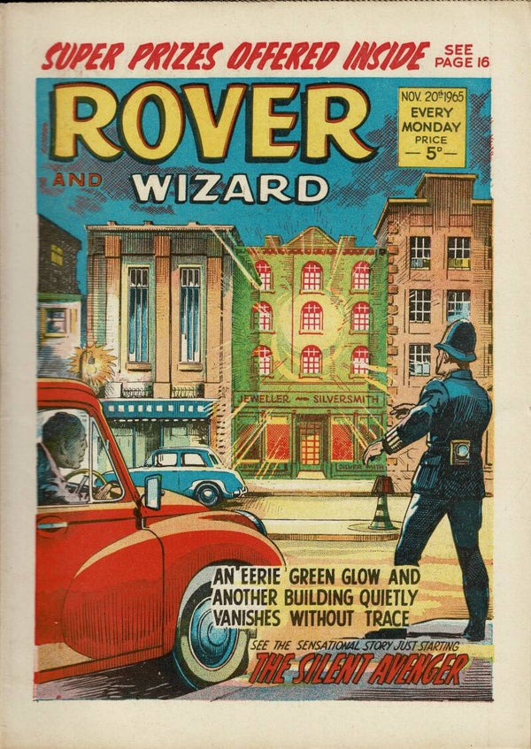 THE ROVER UK COMIC / STORY PAPER NOVEMBER 20TH 1965   VINTAGE COMICS FROM TILLEYS OF SHEFFIELD