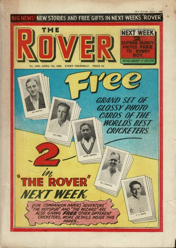 THE ROVER UK COMIC / STORY PAPER NO 1606 APRIL 7TH 1956 VINTAGE COMICS FROM TILLEYS OF SHEFFIELD