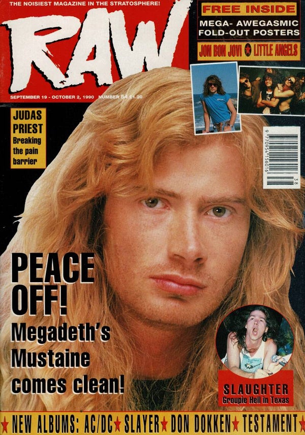 RAW UK MUSIC MAGAZINE NO 54 1990 BUY VINTAGE BACK ISSUE MAGAZINES TILLEYS