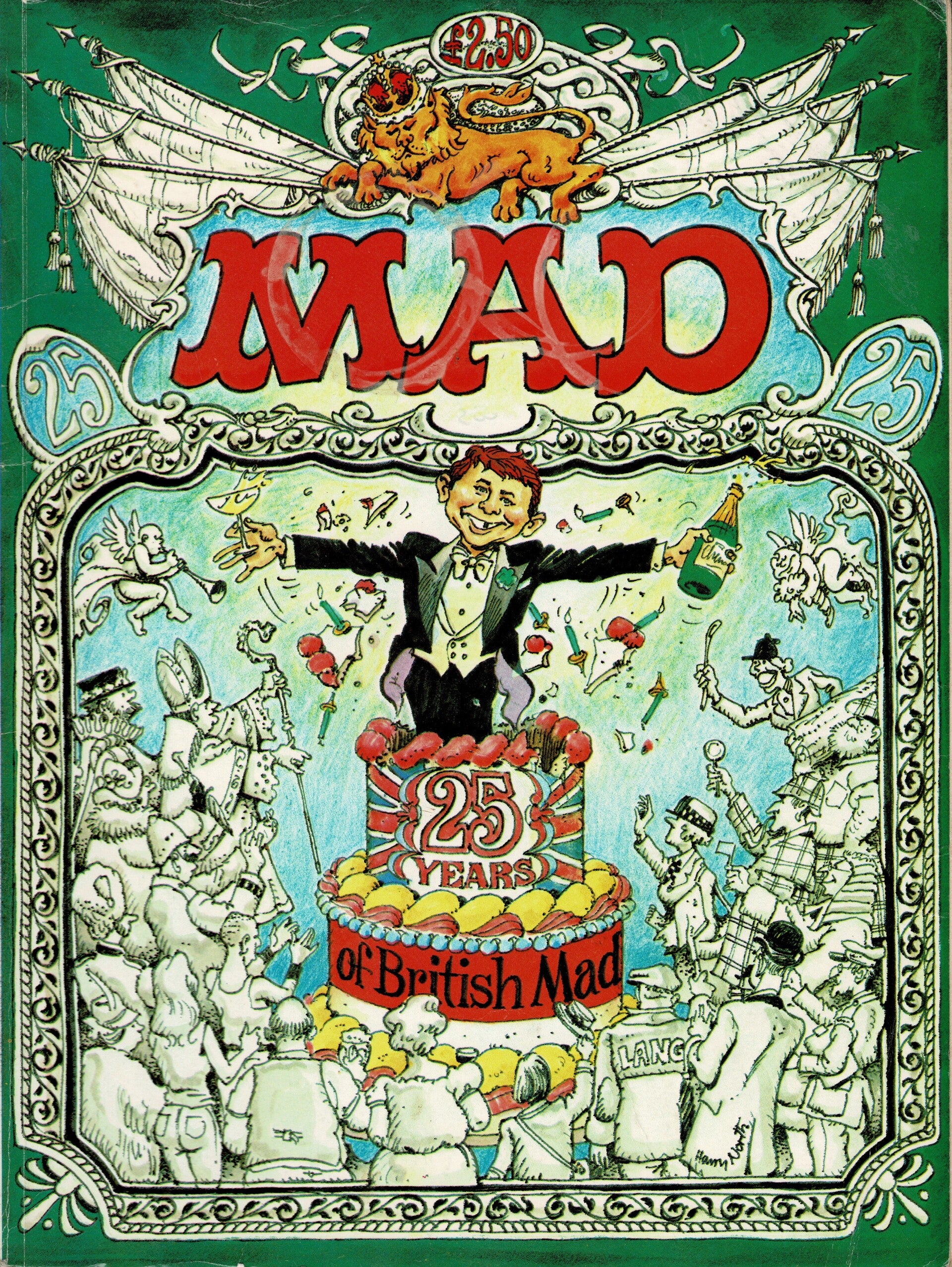 MAD UK MAGAZINE 25 YEARS 1984 INC NO 1 FACSIMILE TILLEYS FOR VINTAGE MAGAZINE HUMOUR
