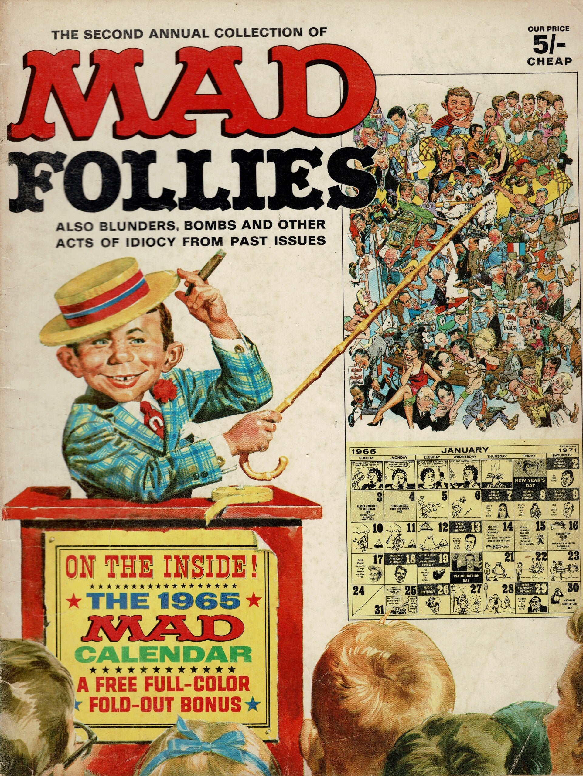 MAD UK MAGAZINE FOLLIES SECOND ANNUAL 1964 TILLEYS FOR VINTAGE MAGAZINE HUMOUR