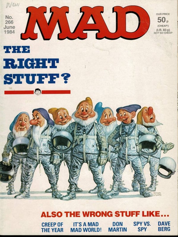 MAD UK MAGAZINE NO 266 JUNE 1984 TILLEYS FOR VINTAGE MAGAZINE HUMOUR