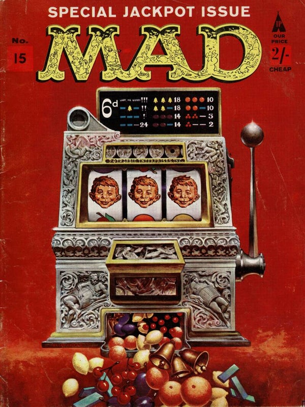 MAD UK MAGAZINE NO 15 MAY 1961 TILLEYS FOR VINTAGE MAGAZINE HUMOUR