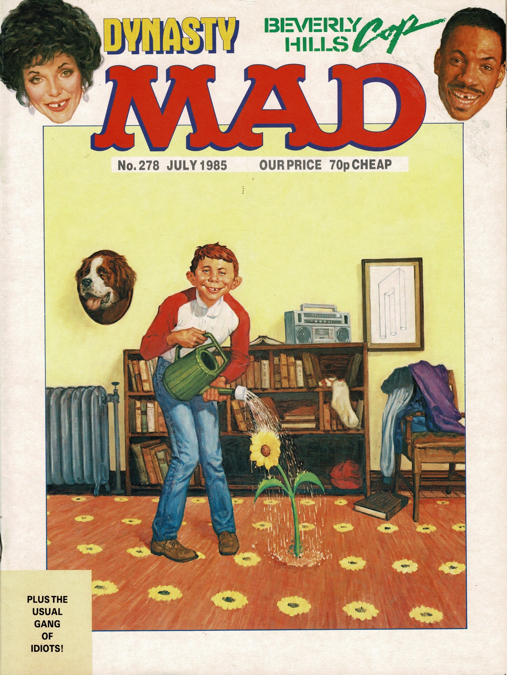 MAD UK MAGAZINE NO 278 JULY 1985 TILLEYS FOR VINTAGE MAGAZINE HUMOUR