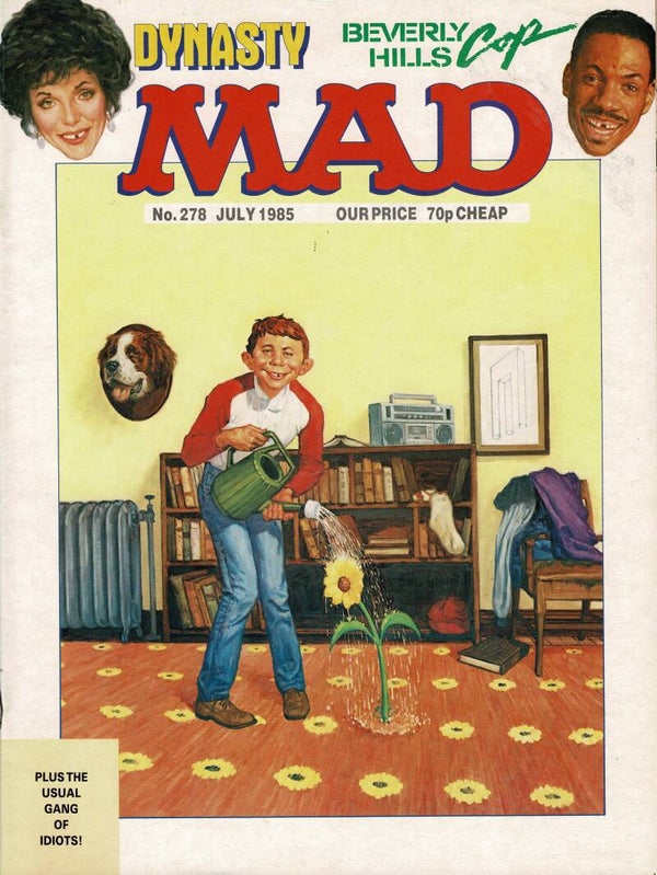 MAD UK MAGAZINE NO 278 JULY 1985 TILLEYS FOR VINTAGE MAGAZINE HUMOUR