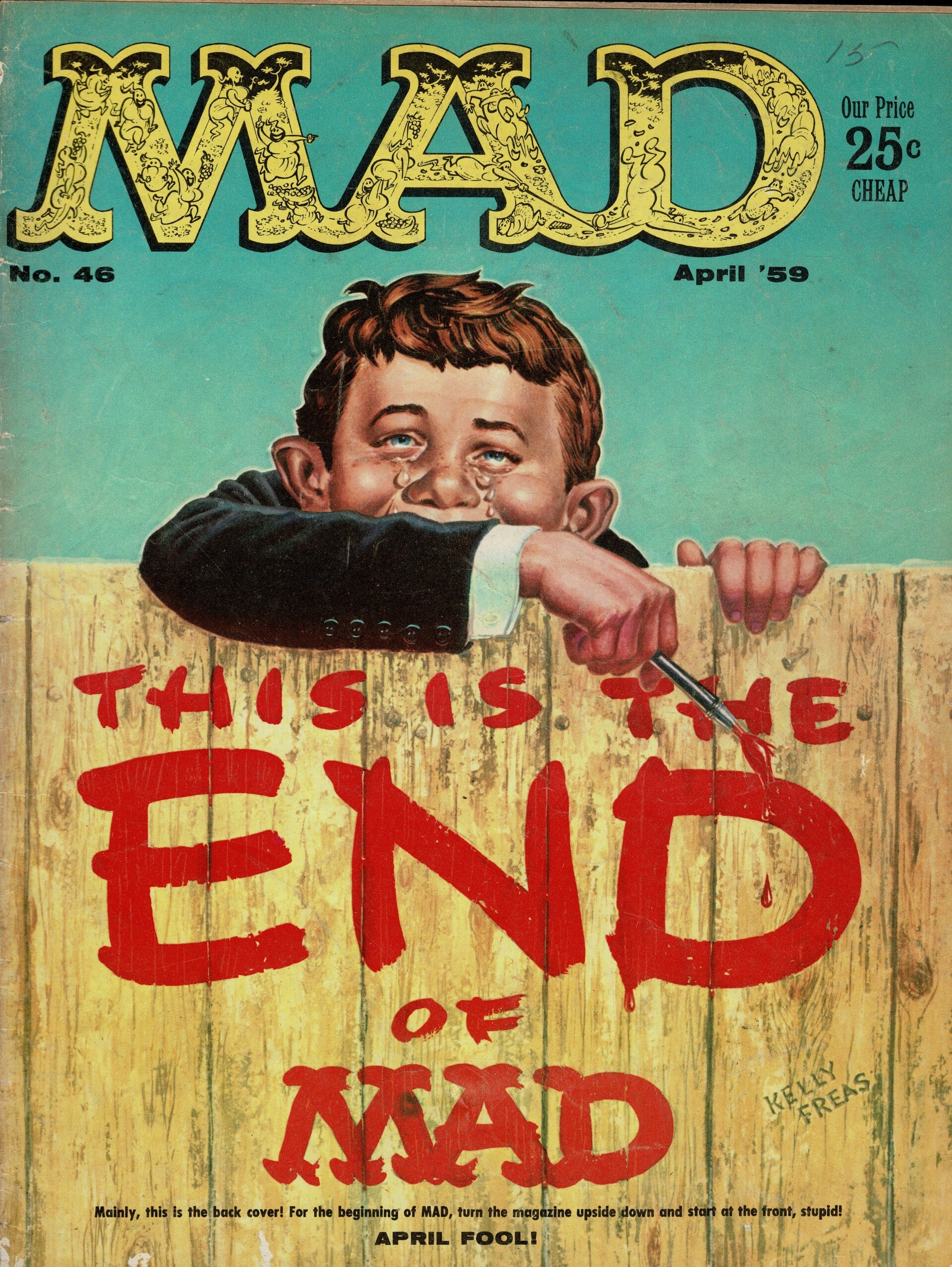MAD US MAGAZINE NO 46 APRIL 1959 TILLEYS FOR VINTAGE MAGAZINE HUMOUR