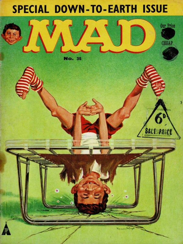 MAD UK MAGAZINE NO 35 JANUARY 1964 TILLEYS FOR VINTAGE MAGAZINE HUMOUR