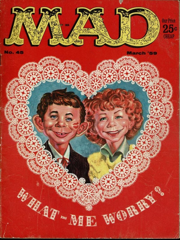 MAD US MAGAZINE NO 45 MARCH 1959 TILLEYS FOR VINTAGE MAGAZINE HUMOUR