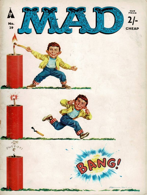 MAD UK MAGAZINE NO 29 MARCH 1963 TILLEYS FOR VINTAGE MAGAZINE HUMOUR