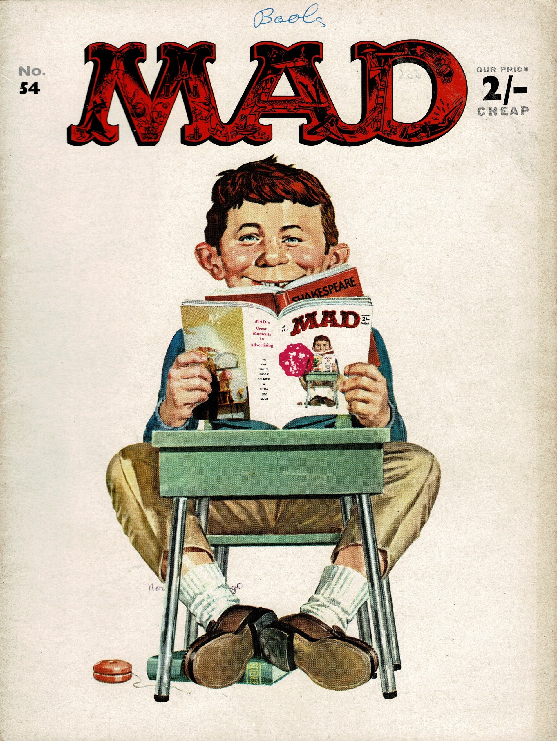 MAD UK MAGAZINE NO 54 JUNE 1966 TILLEYS FOR VINTAGE MAGAZINE HUMOUR
