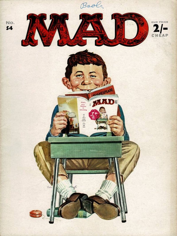 MAD UK MAGAZINE NO 54 JUNE 1966 TILLEYS FOR VINTAGE MAGAZINE HUMOUR