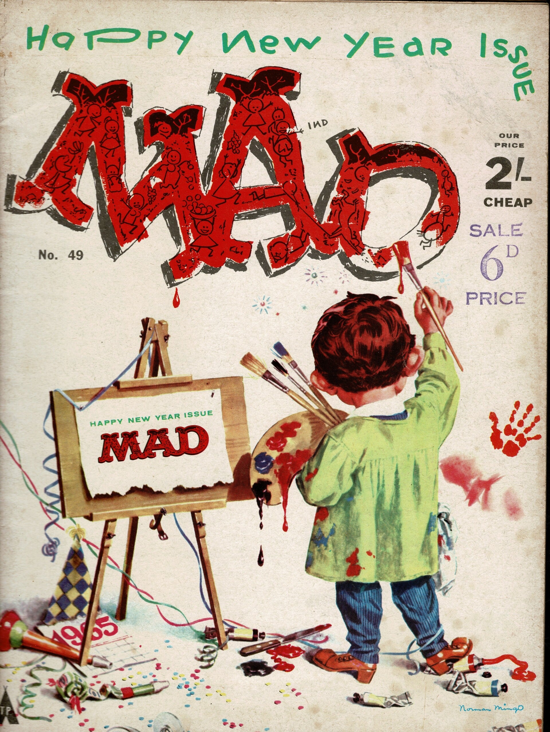 MAD UK MAGAZINE NO 49 JANUARY 1966 TILLEYS FOR VINTAGE MAGAZINE HUMOUR