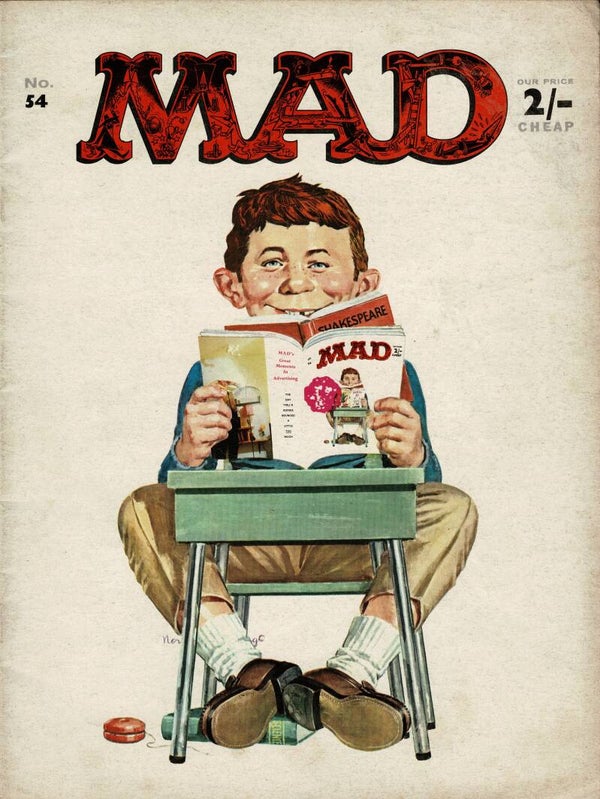 MAD UK MAGAZINE NO 54 JUNE 1966 TILLEYS FOR VINTAGE MAGAZINE HUMOUR