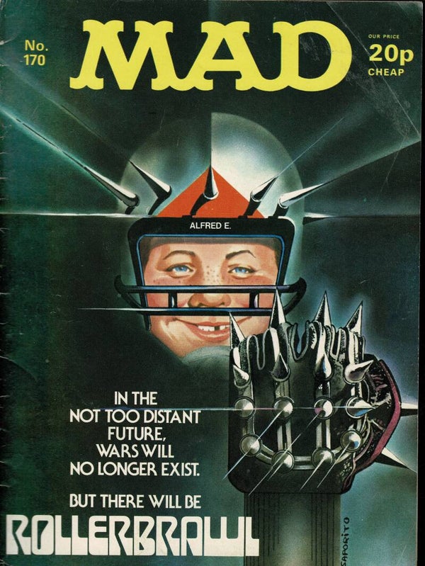 MAD UK MAGAZINE NO 170 JUNE 1976 TILLEYS FOR VINTAGE MAGAZINE HUMOUR