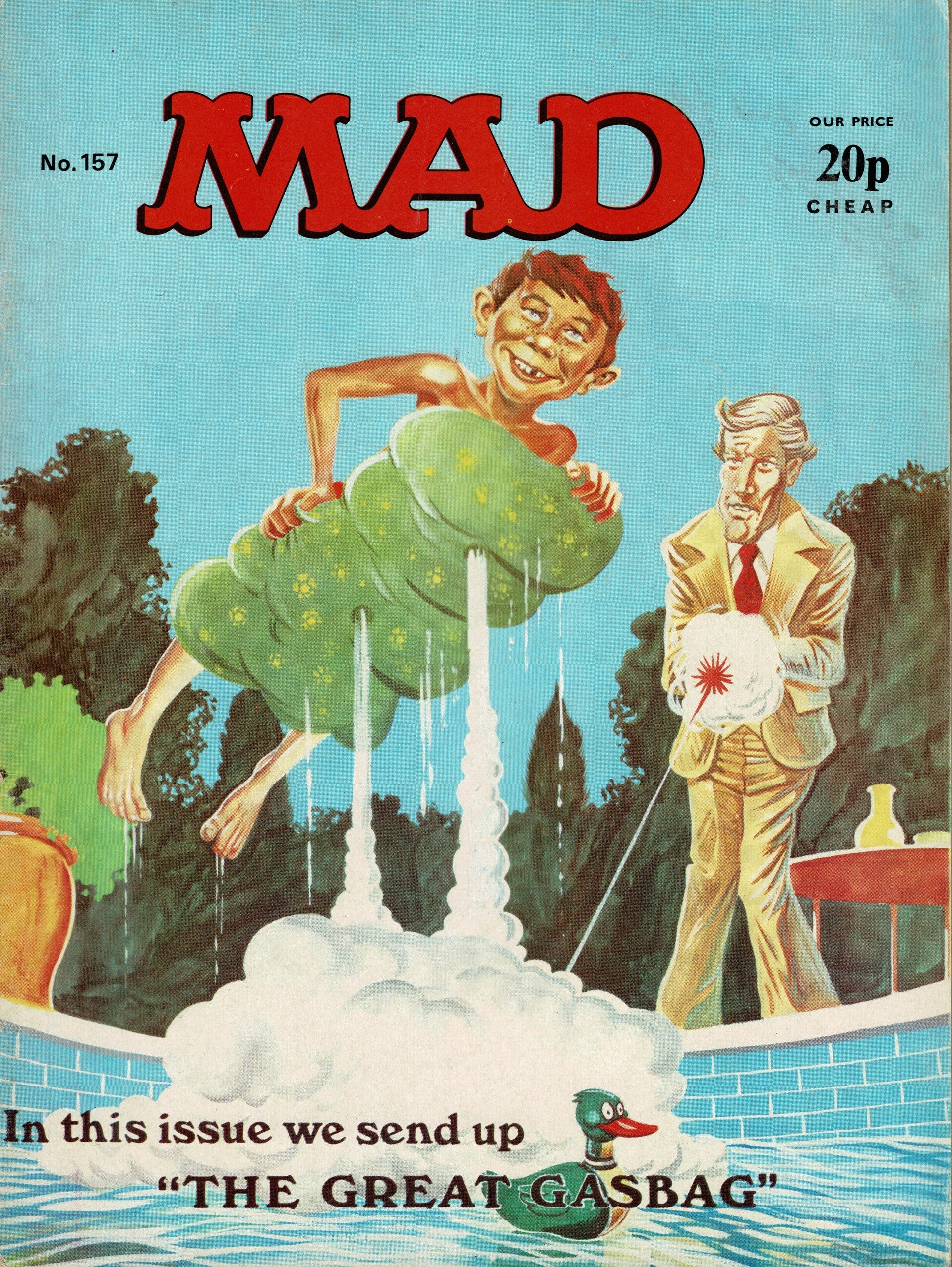MAD UK MAGAZINE NO 157 MAY 1975 TILLEYS FOR VINTAGE MAGAZINE HUMOUR